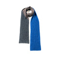 CAOL Slim Colour Block Cashmere Scarf - Elderberry