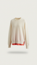 Ivory Crewneck Cashmere Sweater
